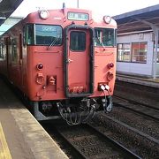 2018年11月５日の松崎10時30分発普通列車倉吉行きの様子について