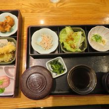 旬菜御膳（988円）を食べました