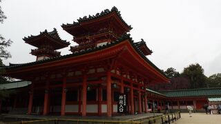 白虎楼・正面左側庭園入口の方