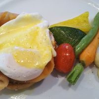 エグゼクティブラウンジ、オーダー制の卵料理