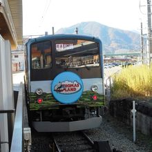 大月駅で