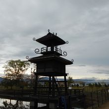 唐古鍵遺跡史跡公園復元楼閣