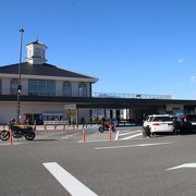 パーキングエリアも兼ねている道の駅