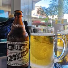 ビールもあります