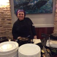 朝食で美味しいオムレツを焼いていただきました。