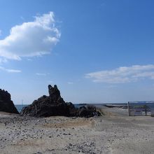 犬岩の風景