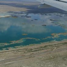 アティラウが近づいたカスピ海北岸の様子。