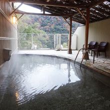 温泉は2ヶ所ありますが、どちらも狭くお湯はゆるかったです。