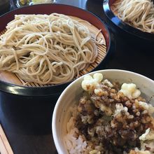 舞茸天丼と一緒に