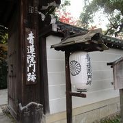知恩院の北隣にあり、天台宗総本山比叡山延暦寺の三門跡の一つです。