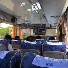 バス車内(日本語案内が微妙・・）