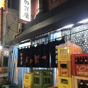 北千住のちょっとディープな繁盛店加賀屋へ