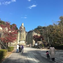 とても大きな観音様