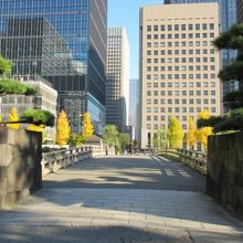 和田倉噴水公園側からの様子