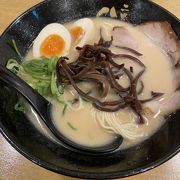 煮卵ラーメン