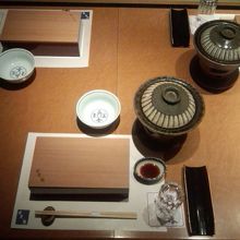 お通しの様子です。