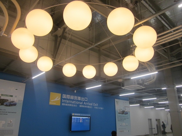 T２到着ロビーの様子