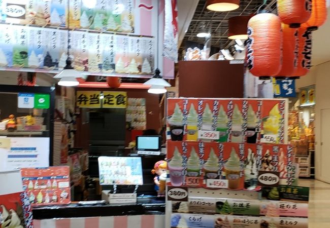 ソフトクリームなど