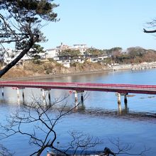 島から眺めた福浦橋