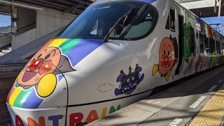 アンパンマン列車も走っている
