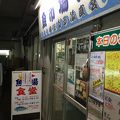 小田原港市場内の食堂