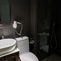 シャワーをすると洗面所は水浸し