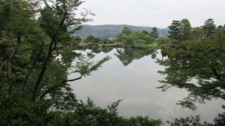 注意して歩かないと池に落ちてしまうという意味では、確かに「親不知」との共通点が。