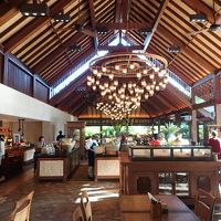 朝食ブッフェのレストラン