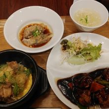 酢豚&石焼炒飯セットです