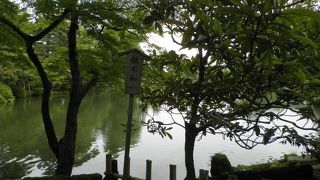 霞ヶ池にある親不知