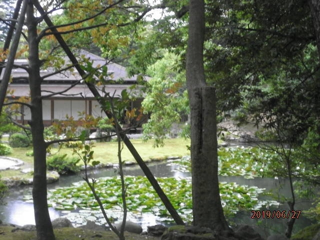 時雨亭と長谷池