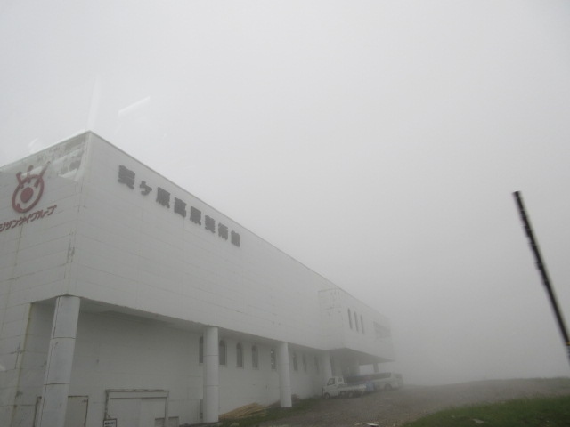 ゴールは美術館（霧が出てきた）