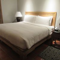 マスターベッドルームのベッドは寝心地が良いです。