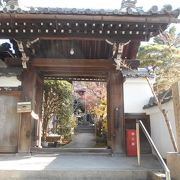 銀閣寺近くの小さなお寺です