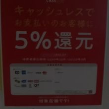 売店前にこの掲示を発見！