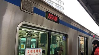 上永谷は地上駅