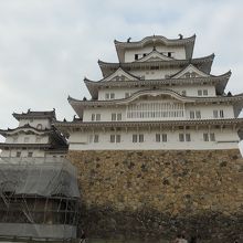 備前丸から仰ぐ大天守