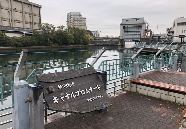 整備された新川運河