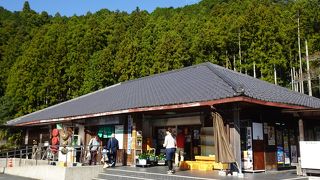 素朴な雰囲気の道の駅 （道の駅 鳳来三河三石）
