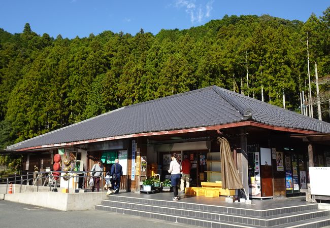 素朴な雰囲気の道の駅 （道の駅 鳳来三河三石）