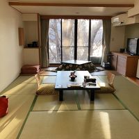 お部屋から中禅寺湖が見えました