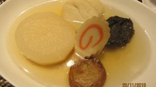 絶品の出汁と最高のおでんの具。