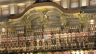 夜のライトアップも綺麗