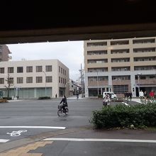 店内からの眺め