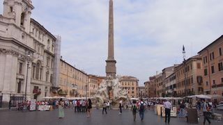 噴水のある広場