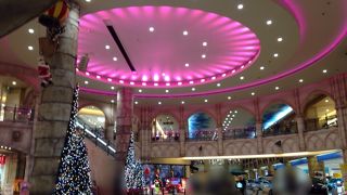 クリスマスイブのリヨン広場