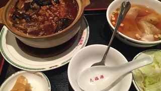 リーズナブルでボリューム満点の中華ランチ