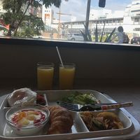 無料の朝食（バイキング）