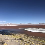 ラグーナコロラダ　赤の湖