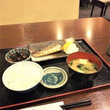 本日の焼き魚定食（1,000円）